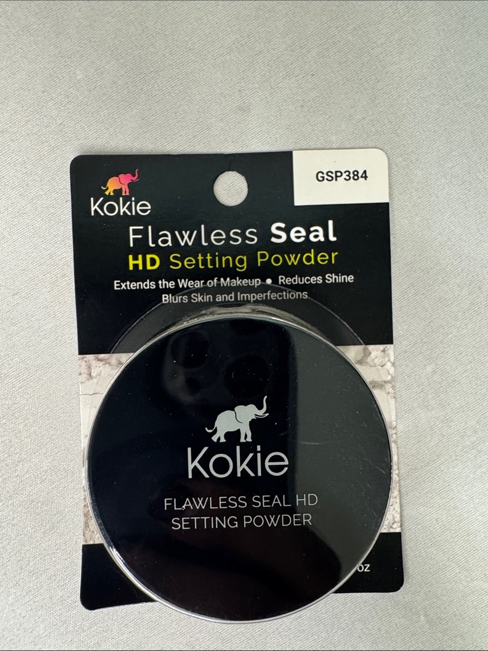 Kokie Flawless Seal HD Setting Powder - Black Compact